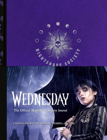 Book cover number 1 for Wednesday The Official Nightshade Academy Journal written by Potter Gift published by Clarkson Potter