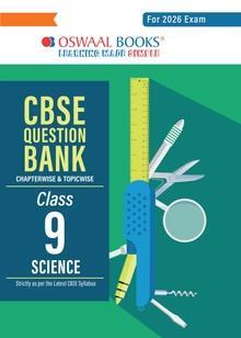 Book cover number 1 for Oswaal CBSE Question Bank Chapterwise & Topicwise Class 9 Science (2026 Exam) written by NA published by Oswaal Books