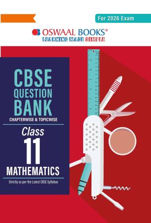 Book cover number 1 for Oswaal CBSE Question Bank Class 11 Mathematics (For 2026 Exam) written by NA published by Oswaal Books