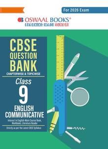 Book cover number 1 for Oswaal CBSE Question Bank Chapterwise & Topicwise Class 9 English Communicative (2026 Exam written by NA published by Oswaal Books