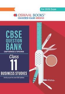 Book cover number 1 for Oswaal CBSE Question Bank Class 11 Business Studies (For 2026 Exam) written by NA published by Oswaal Books
