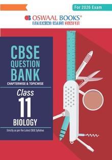 Book cover number 1 for Oswaal CBSE Question Bank Class 11 Biology (For 2026 Exam) written by NA published by Oswaal Books