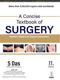 Book cover number 1 for A Concise Textbook Of Surgery written by S. Das published by Jaypee Brothers Medical Publishers (P) Ltd.