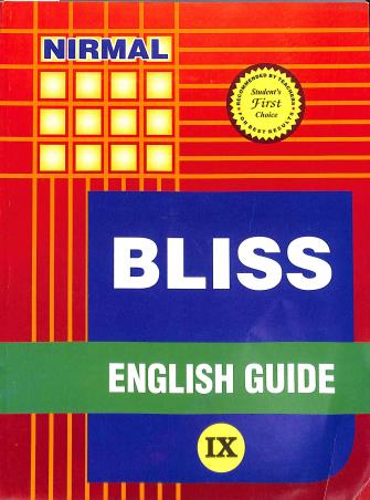 Book cover number 1 for Nirmal Guide To Bliss Class 9 written by NA published by Nirmal Prakashan