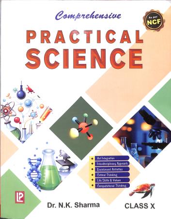 Book cover number 1 for Comprehensive Practical Science Class 10 (NCF) CBSE written by N. K. Sharma published by Laxmi Publications (P) Ltd.