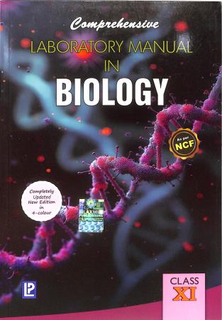 Book cover number 1 for Comprehensive Laboratory Manual In Biology Class 11 (NCF) CBSE written by J. P. Sharma, Pragya Dixit published by Laxmi Publications (P) Ltd.