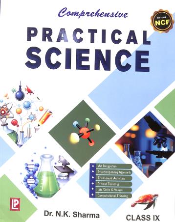 Book cover number 2 for Comprehensive Practical Science Class 9 (NCF) CBSE written by N. K. Sharma published by Laxmi Publications (P) Ltd.