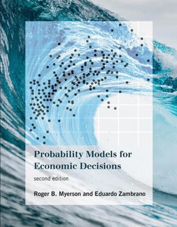 Book cover number 1 for Probability Models For Economic Decisions written by Roger B. Myerson published by MIT Press