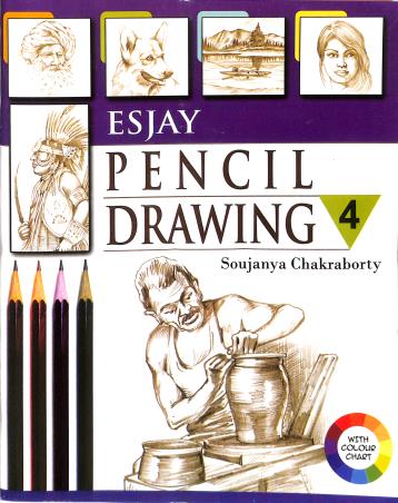 Book cover number 1 for Esjay Pencil Drawing 4 written by NA published by Esjay Publication