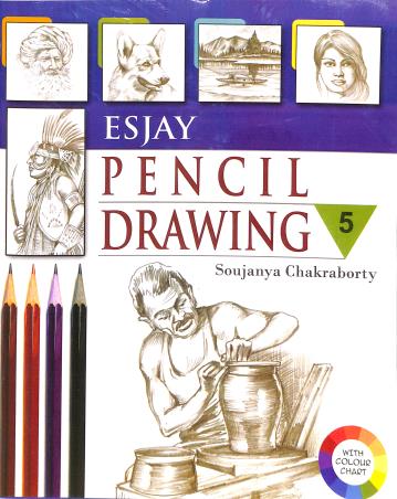 Book cover number 1 for Esjay Pencil Drawing 5 written by NA published by Esjay Publication