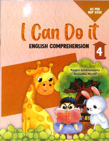 Book cover number 1 for I Can Do It 4 (English Comprehention) NEP 2020 written by NA published by Rising Sun Publishing Company