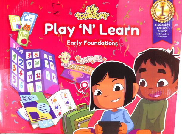 Book cover number 2 for Smart Learn Kit + Play 'N' Learn - Early Founadations - Nursery written by NA published by Toondemy