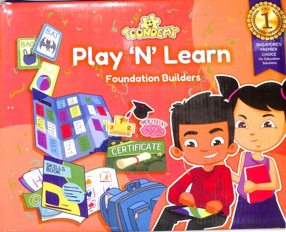 Book cover number 2 for Smart Learn Kit + Play 'N' Learn - Founadation Builders - LKG written by NA published by Toondemy
