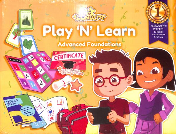 Book cover number 2 for Smart Learn Kit + Play 'N' Learn - Advanced Founadations - UKG written by NA published by Toondemy