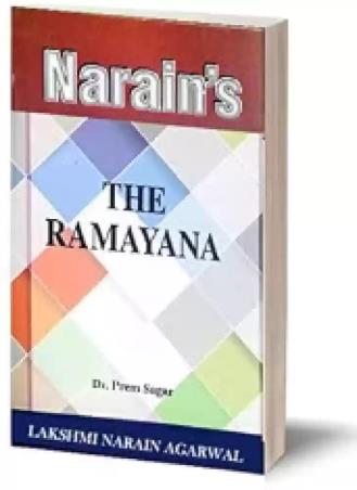 Book cover number 1 for Narain's The Ramayana written by Prem Sagar published by Lakshmi Narain Agarwal