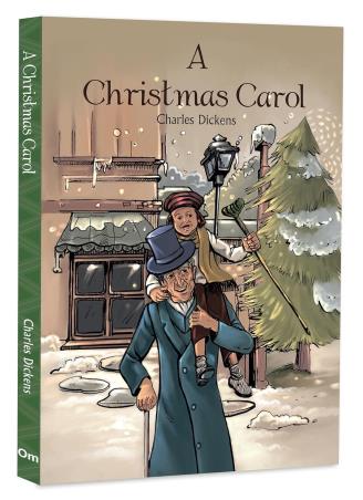 Book cover number 1 for A Christmas Carol written by Charles Dickens published by Om Books