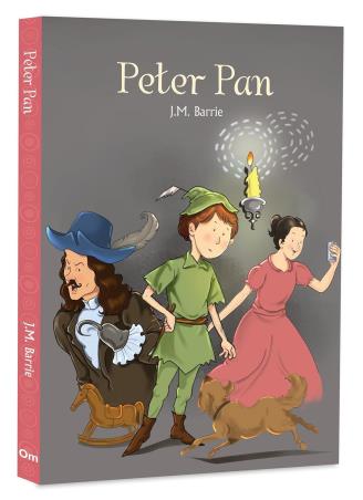 Book cover number 1 for Peter Pan written by J. M. Barrie published by Om Books