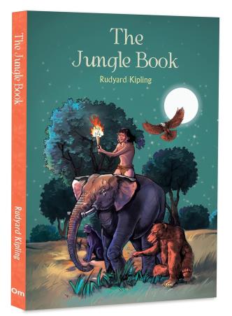 Book cover number 1 for The Jungle Book written by Rudyard Kipling published by Om Books
