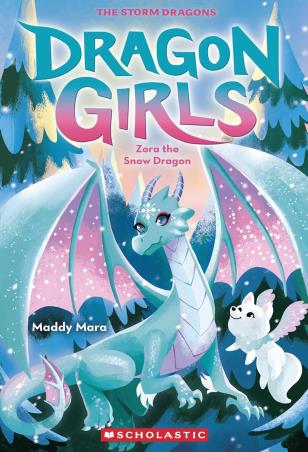 Book cover number 1 for Dragon Girls 15 : Zora The Snow Dragon written by Maddy Mara published by Scholastic