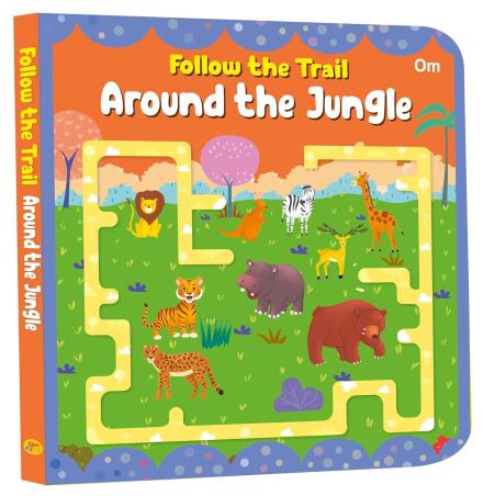 Book cover number 1 for Follow The Trail Around The Jungle written by NA published by Om Books