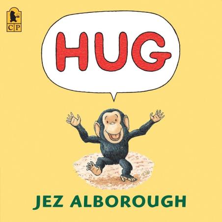 Book cover number 1 for Hug written by Jez Alborough published by Candlewick Press