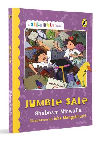 Book cover number 1 for Jumble Sale : (Silly Billy Book) written by Shabnam Minwalla published by Puffin