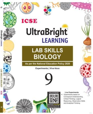 Book cover number 1 for ICSE UltraBright Learning Lab Skills Biology Class 9 (NEP 2020) written by NA published by Tarun Publications