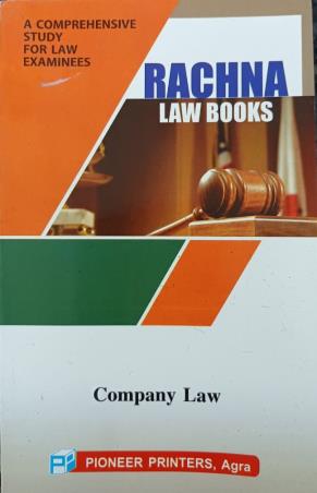 Book cover number 1 for Rachna Law Books : Company Law written by NA published by Pioneer Printers Law Book Publisher