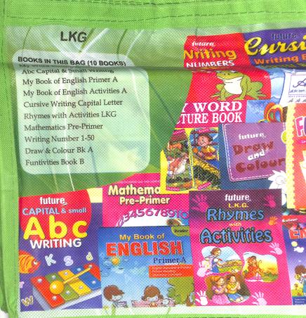 Book cover number 1 for Future LKG Bag (Set Of 10 Books) written by NA published by Future Publishers & Distributors