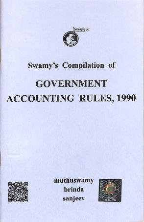Book cover number 1 for Swamy's Compilation Of Government Accounting Rules, 1990 written by NA published by Swamy Publishers (P) Limited