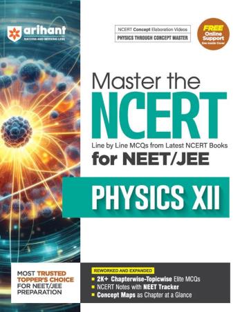 Book cover number 1 for Master The NCERT For NEET/JEE Physics 12 written by Keshav Mohan, Dharmendra Singh, Sunny Kumar published by Arihant Prakashan
