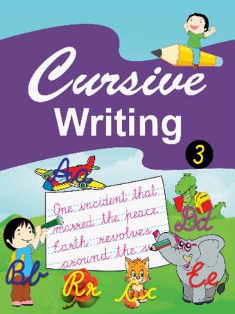 Book cover number 1 for Cursive Writing 3 written by NA published by Har-Anand Publications Pvt Ltd