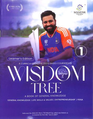 Book cover number 1 for Wisdom Tree 1 (A Book Of General Knkwledge) NCF 2023 written by NA published by Souvenir Publishers Pvt. Ltd.