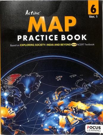 Book cover number 1 for Active Map Practice Book 6 Ver.1 written by NA published by Focus Learning