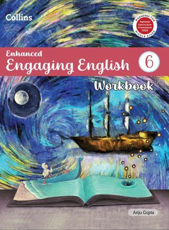 Book cover number 1 for Enhanced Engaging English Workbook 6 NCF 2023 written by Anju Gupta published by Harper Collins Publishers
