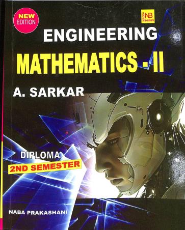 Book cover number 1 for Engineering Mathematics 2 Semester2 (2025-26) written by A. Sarkar published by Naba Prakashani