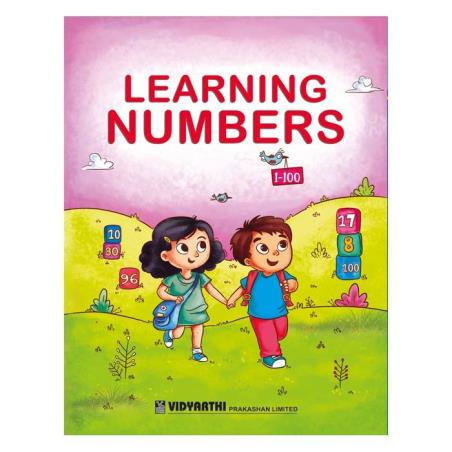 Book cover number 1 for Learning Numbers 1-100 written by NA published by Vidyarthi Prakashan Limited