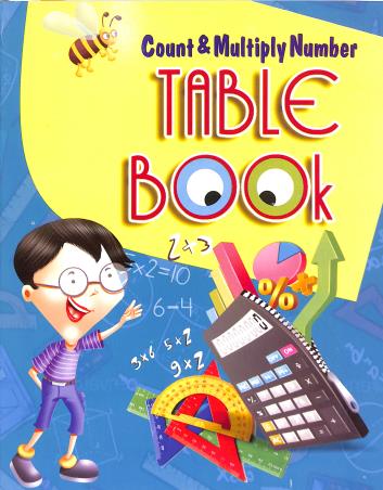 Book cover number 1 for Count & Multiply Number Table Book written by NA published by Prudent Publishing House