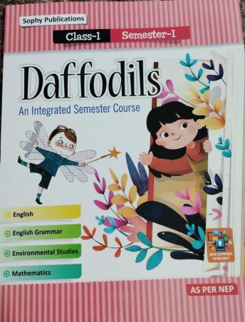 Book cover number 1 for Daffodils 1 Semester 1 NEP written by NA published by Sophy Publications Pvt. Ltd