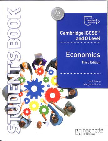 Book cover number 1 for Cambridge IGCSE And O Level Economics (3rd Edition) written by Paul Hoang published by Hodder Education