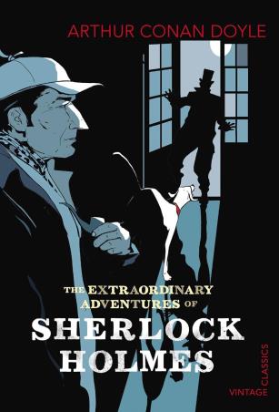 Book cover number 1 for The Extraordinary Adventures Of Sherlock Holmes written by Arthur Conan Doyle published by Vintage