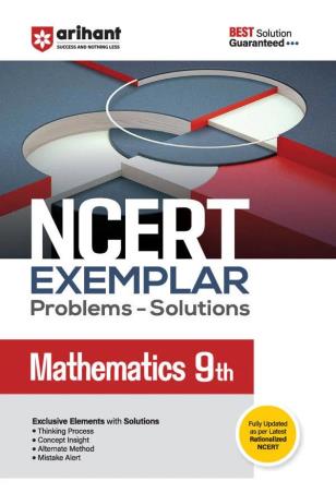 Book cover number 1 for NCERT Exemplar Problems - Solutions Mathematics 9th written by Rakesh Pandey, Hewanti Kushwaha published by Arihant Prakashan