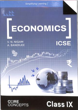 Book cover number 1 for Economics Class 9 (ICSE) 2026 Edition written by A. Banerjee, V. N. Nigam published by Oswal Publishers