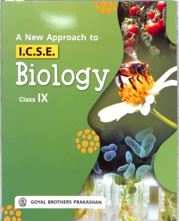 Book cover number 1 for A New Approach To ICSE Biology Class 9 (2027 Examination) written by S. K. Aggarwal published by Goyal Brothers Prakashan