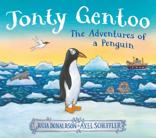 Book cover number 1 for Jonty Gentoo written by Julia Donaldson published by Scholastic