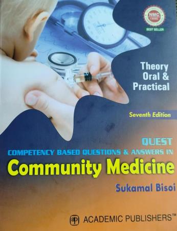 Book cover number 1 for Quest Competency Based Questions & Answers In Community Medicine written by Sukamal Bisoi published by Academic Publishers