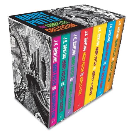 Book cover number 1 for Harry Potter : The Complete Collection (Set Of 7 Books) written by J. K. Rowling published by Bloomsbury Publishing