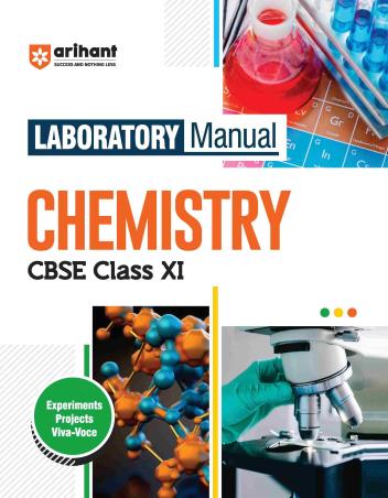 Book cover number 1 for Laboratory Manual Chemistry CBSE Class 11 written by Shikha Soni published by Arihant Prakashan