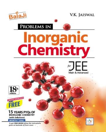 Book cover number 1 for Problems In Inorganic Chemistry For JEE Main & Advanced written by V. K. Jaiswal published by Shri Balaji Publications