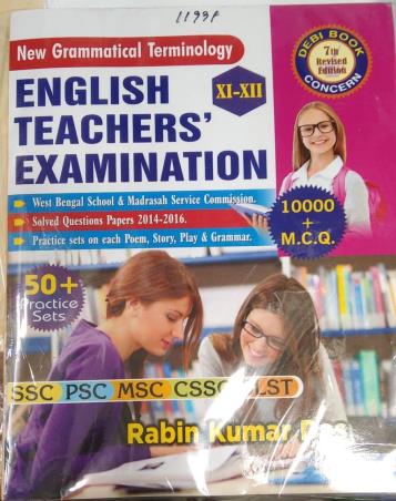 Book cover number 1 for New Grammatical Terminology English Teachers' Examination (11-12) 7th Revised Edition written by Rabin Kumar Das published by Debi Book Concern
